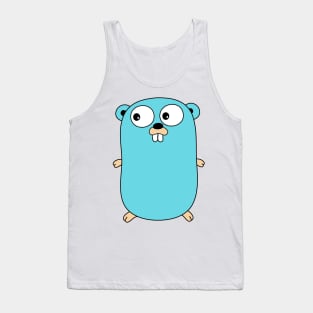 Go Lang logo Gopher Tank Top